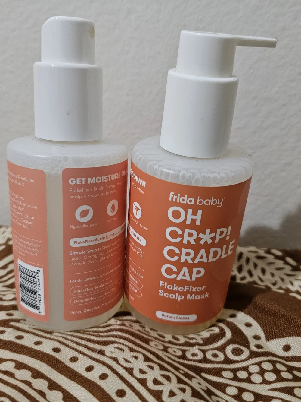 Oh Cr*p! Cradle Cap FlakeFixer Scalp Spray & Mask – Coral